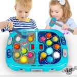ANNKIE Toys for 3 4 5 6 Year Old Boys, 16X12 Inch Large Size, PK Mode for Two Kids, Pounding Toy with Sound and Light, Interactive Educational Toys, Early Developmental Toys for Kids