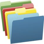 Pendaflex Two-Tone Color File Folders, Letter Size, Assorted...