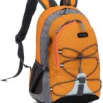 Miniture Waterproof Sport Backpack,10L Outdoor Hiking Traveling Daypack,Suitable for Kids Girls Boys Height Under 4 feet (Orange)