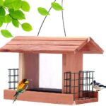 Solution4Patio Homes Garden USA Cedar Bird Feeder Wildbird E...
