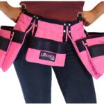 Pink Tool Belt For Women. Keep Your Gardening and Home Improvement Tools Within Hands Reach. Ladies Stylish Belt W/Pouches Carry Your Supplies W/You. Use It For Leisure Or Take It To Work (Adult)