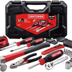 CRAFTSMAN Home Tool Kit / Mechanics Tools Kit, 57-Piece (CMM