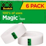 Scotch Magic Tape, 6 Rolls, Numerous Applications, Invisible...