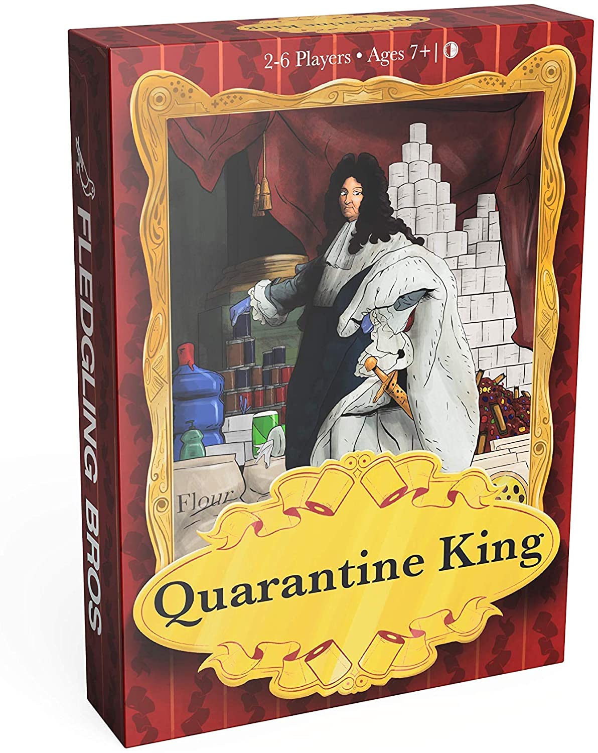 Quarantine King Card Game | Hilarious Family-Friendly Party Game enjoyed by Adults, Teens, and Kids. Fun and Hilarious for Game Night!