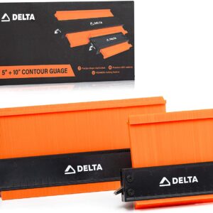 Delta Contour Gauge with Adjustable Lock: 5 and 10 Inch Cont
