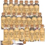 Witchcraft Supplies, 24 Bottles Herbs for Witchcraft, Dried ...