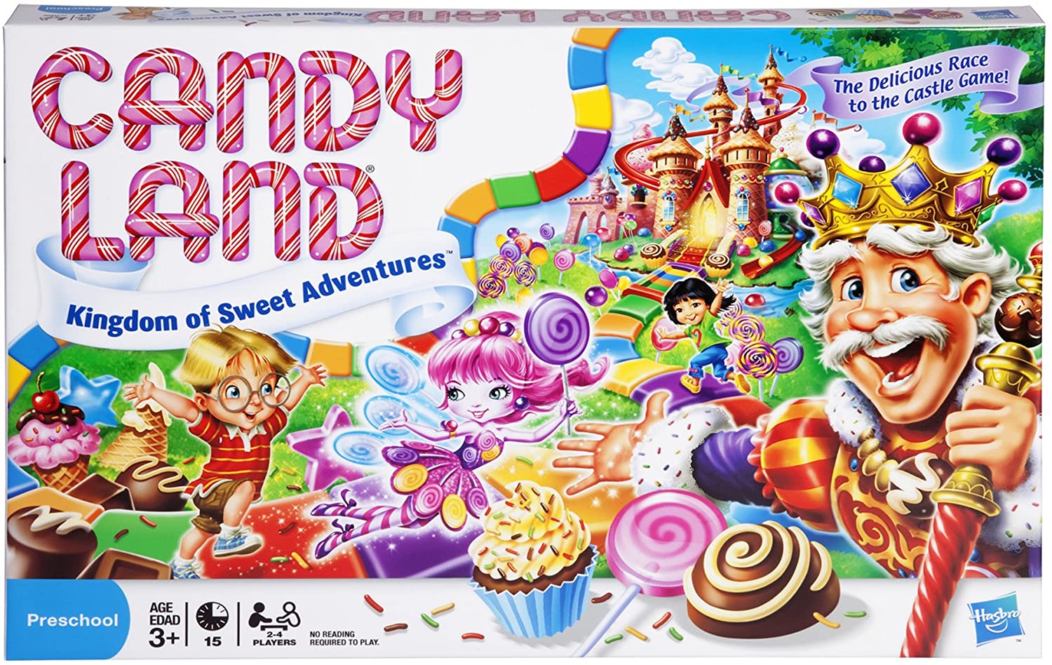 Hasbro Gaming Candy Land Kingdom Of Sweet Adventures Board Game For Kids Ages 3 & Up (Amazon Exclusive)